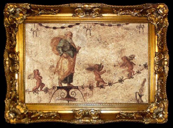 framed  RAFFAELLO Sanzio Decoration of the Loggetta, ta009-2